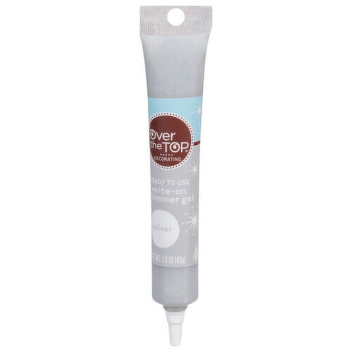 Over the Top Twinkle Silver Write-On Gel