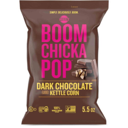 Angie's BOOMCHICKAPOP Dark Chocolate Drizzled Sea Salt Kettle Corn Popcorn