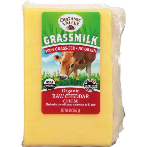 Organic Valley Cheese, Raw, Organic, Cheddar