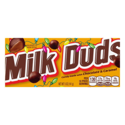 Milk Duds Candy, Chocolate & Caramel