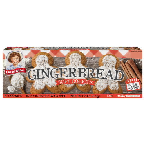 Little Debbie Soft Cookies, Gingerbread