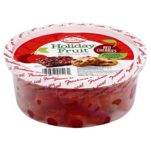 Paradise Candied Fruit, Red Cherries