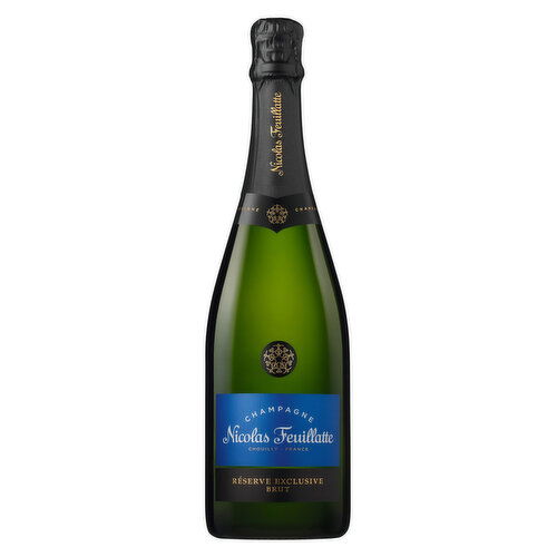 Nicolas Feuillatte Brut Reserve Exclusive Champagne France Sparkling Wine, 750 ml    