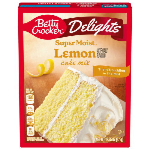 Betty Crocker Cake Mix, Lemon, Delights