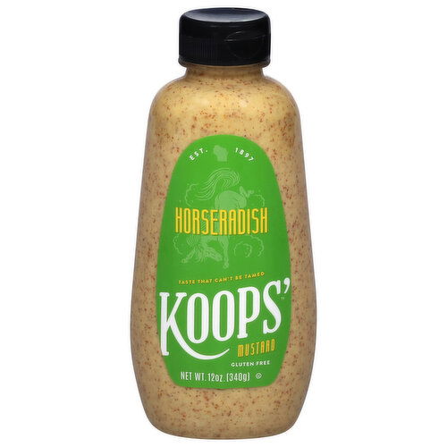 Koops' Horseradish Mustard - 12 Ounce