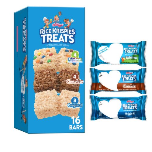 Rice Krispies Treats Marshmallow Snack Bars, Variety Pack - 12.1 Ounce