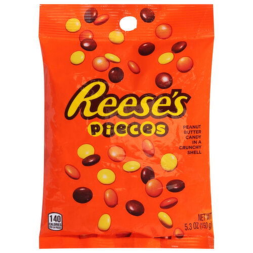 Reese's Candy, Peanut Butter, Pieces - 5.3 Ounce
