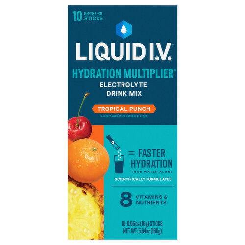 Liquid I.V. Tropical Punch Electrolyte Drink Mix - 10 Each