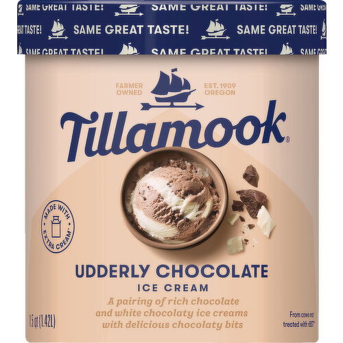 Tillamook Ice Cream, Udderly Chocolate