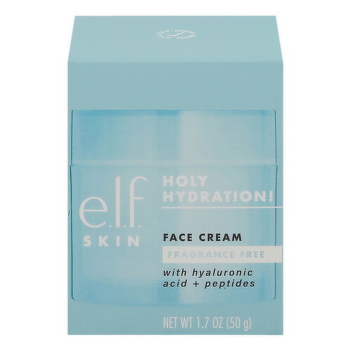 e.l.f. Face Cream, Holy Hydration, Fragrance Free