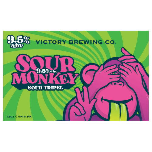 Victory Brewing Co Sour Monkey Beer - 6 Each