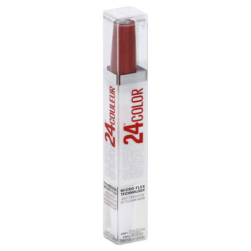 maybelline Lip Color, All Day Cherry 015 - 1 Each