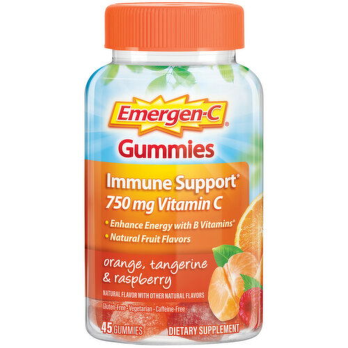 Emergen-C Gummies Immune Support 3 Fruit Flavors