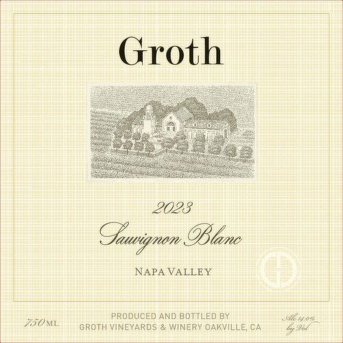 Groth Sauvignon Blanc California White Wine, 750 ml    