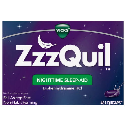 Vicks Nighttime Sleep-Aid, Liquicaps