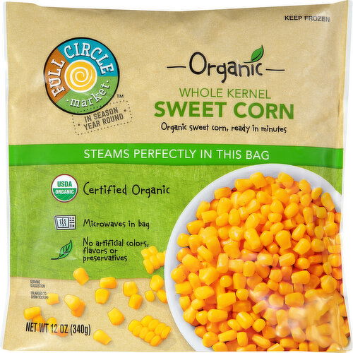 Full Circle Market Sweet Corn, Whole Kernel