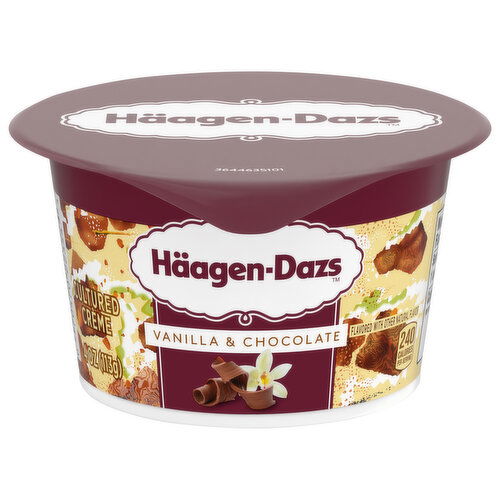 Haagen-Dazs Vanilla & Chocolate Cultured Cream - 4 Ounce