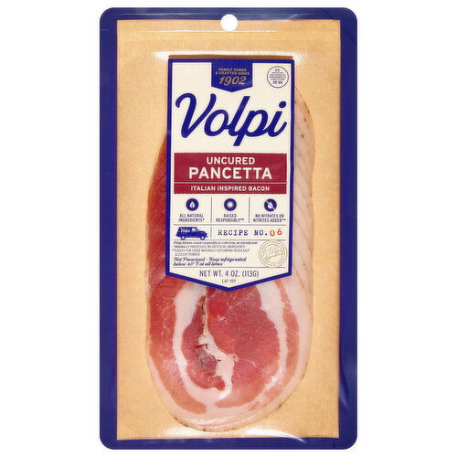 Volpi Pancetta, Uncured