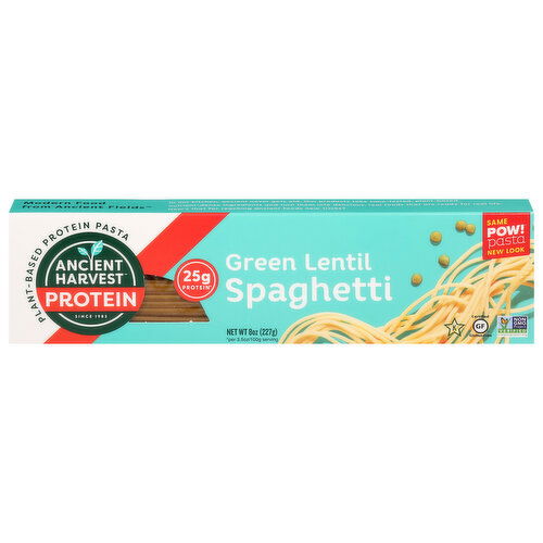 Ancient Harvest Spaghetti, Protein, Green Lentil