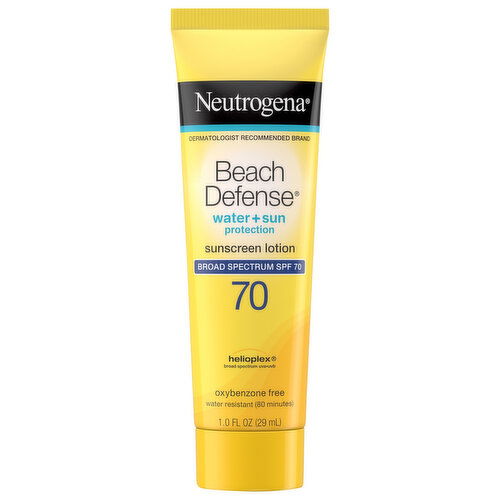 Neutrogena Sunscreen Lotion, Water + Sun Protection, Broad Spectrum SPF 70