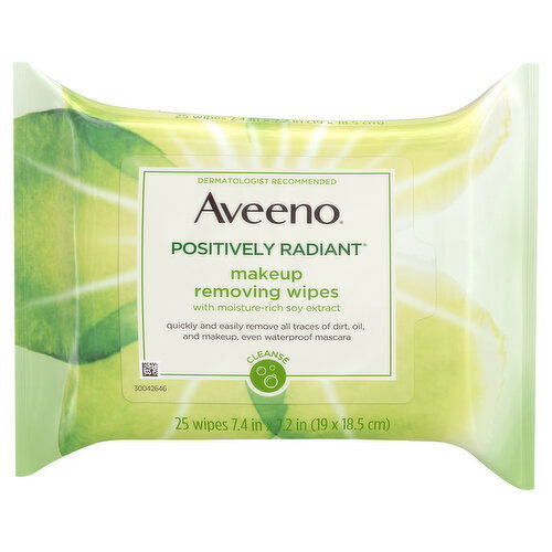 Aveeno Makeup Removing Wipes, Cleanse