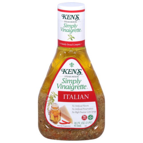 Ken's Steak House Italian Dressing - 16 Fluid Ounce