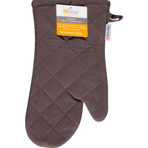 MUkitchen Mitt, 100% Cotton, Stainless, Ultimate