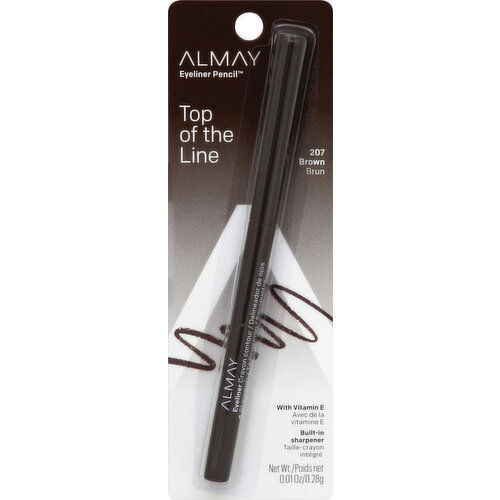 Almay Eye Liner, Pencil, Brown 207 - 0.01 Ounce