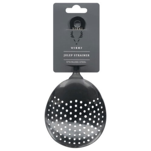 Viski Julep Strainer, Stainless Steel