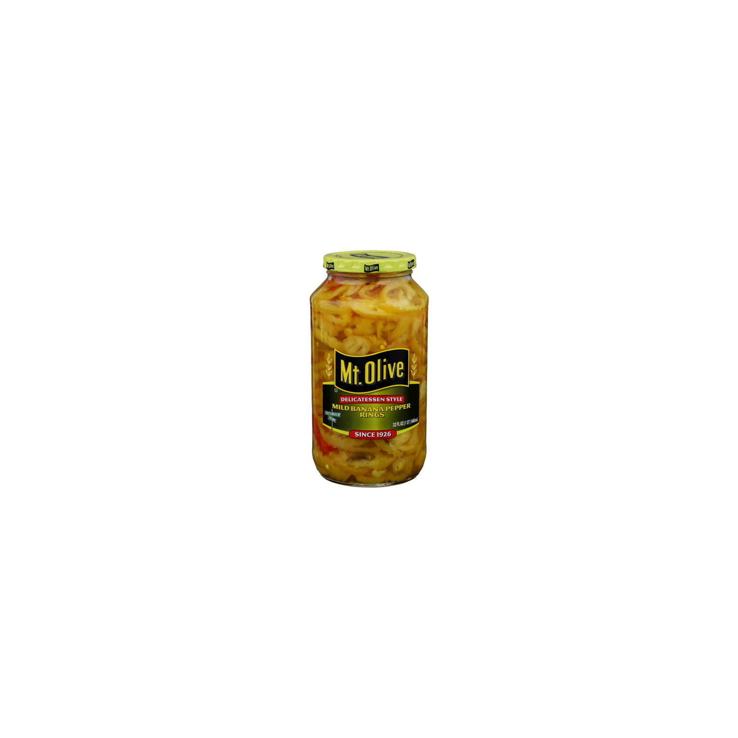 MT. Olive Delicatessen Style Mild Banana Pepper Rings - 32 Fluid Ounce Image 1 of 4