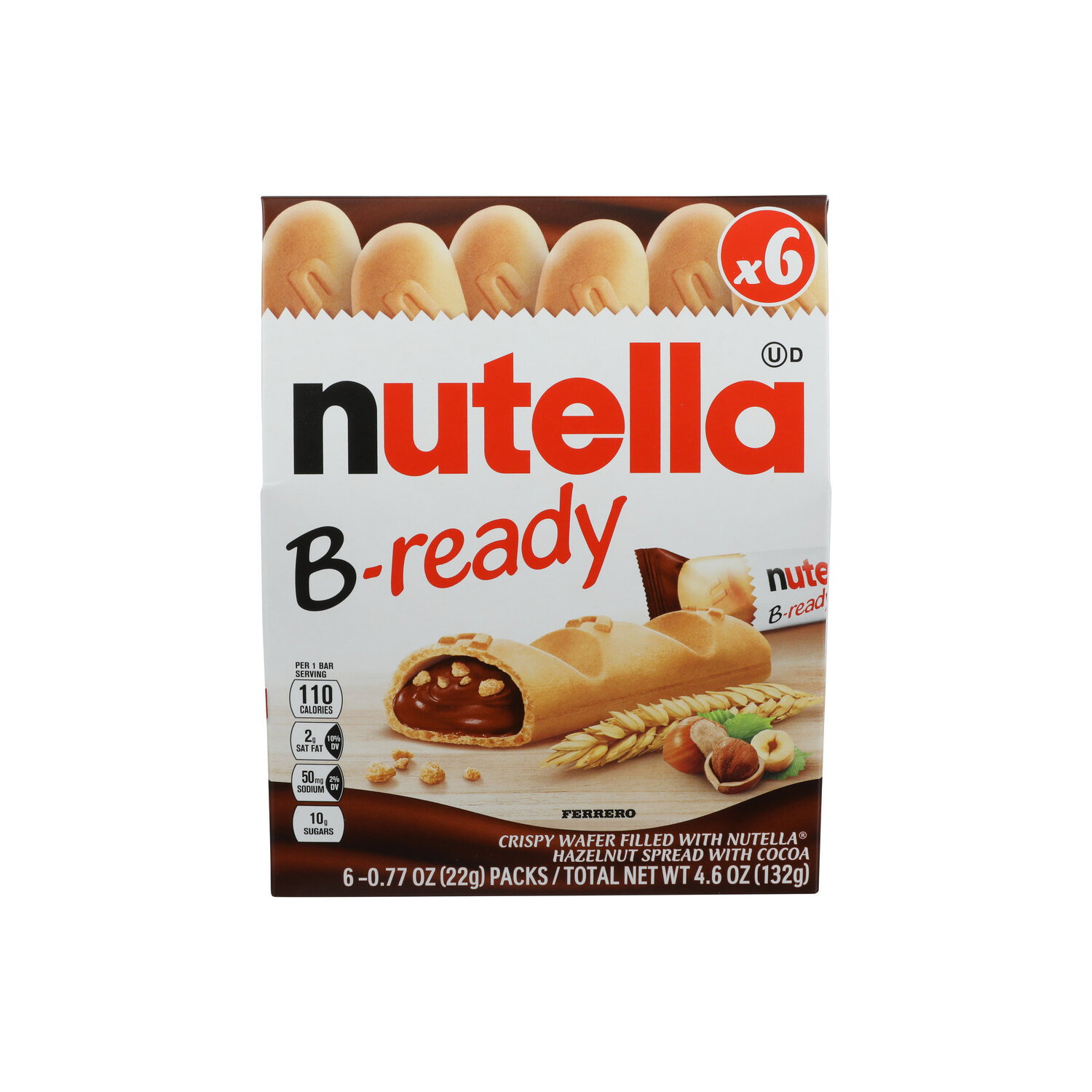 Nutella B Ready - 0.767 Ounce - 6 Count Image 1 of 4