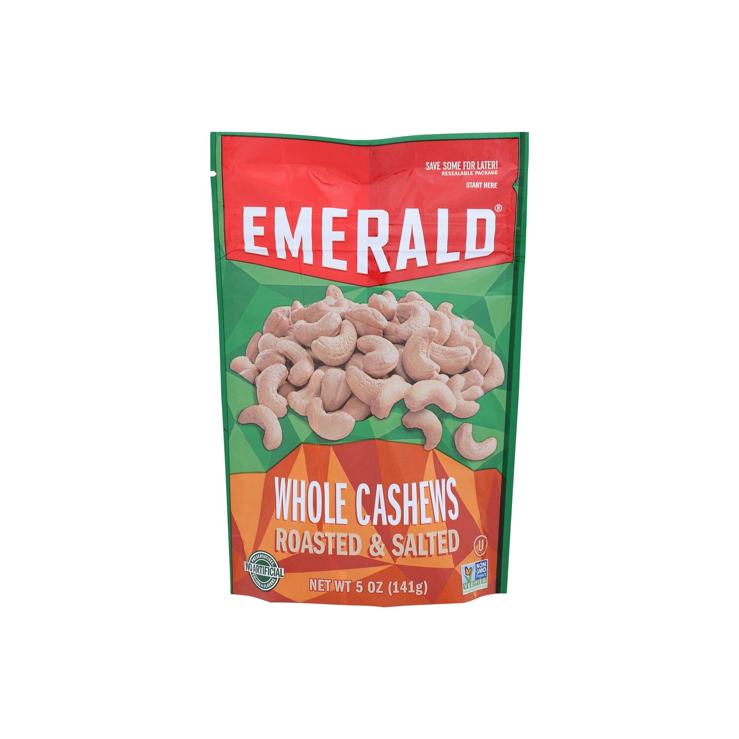 Emerald Roasted & Salted Whole Cashews - 5 Ounce Image 1 of 4