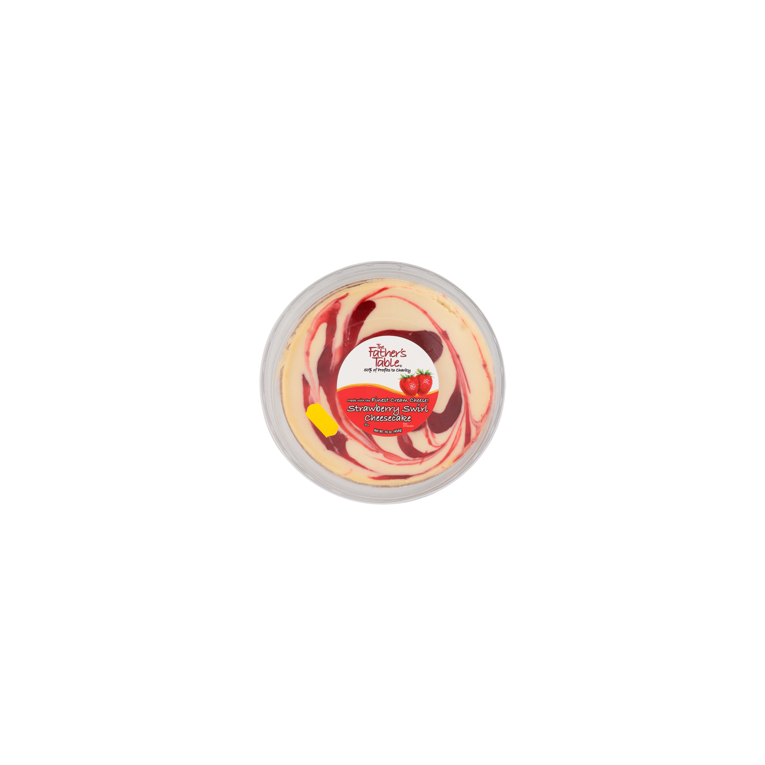 The FATHER's Table Strawberry Swirl Cheesecake - 16 Ounce Image 1 of 4
