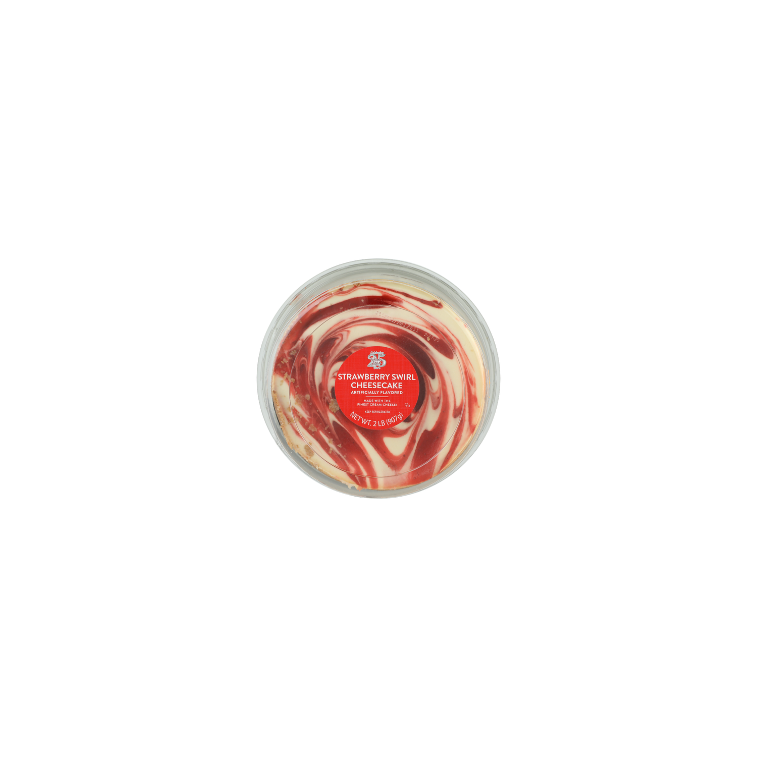 The Father's Table Strawberry Swirl Cheesecake - 2 Pound Image 1 of 4