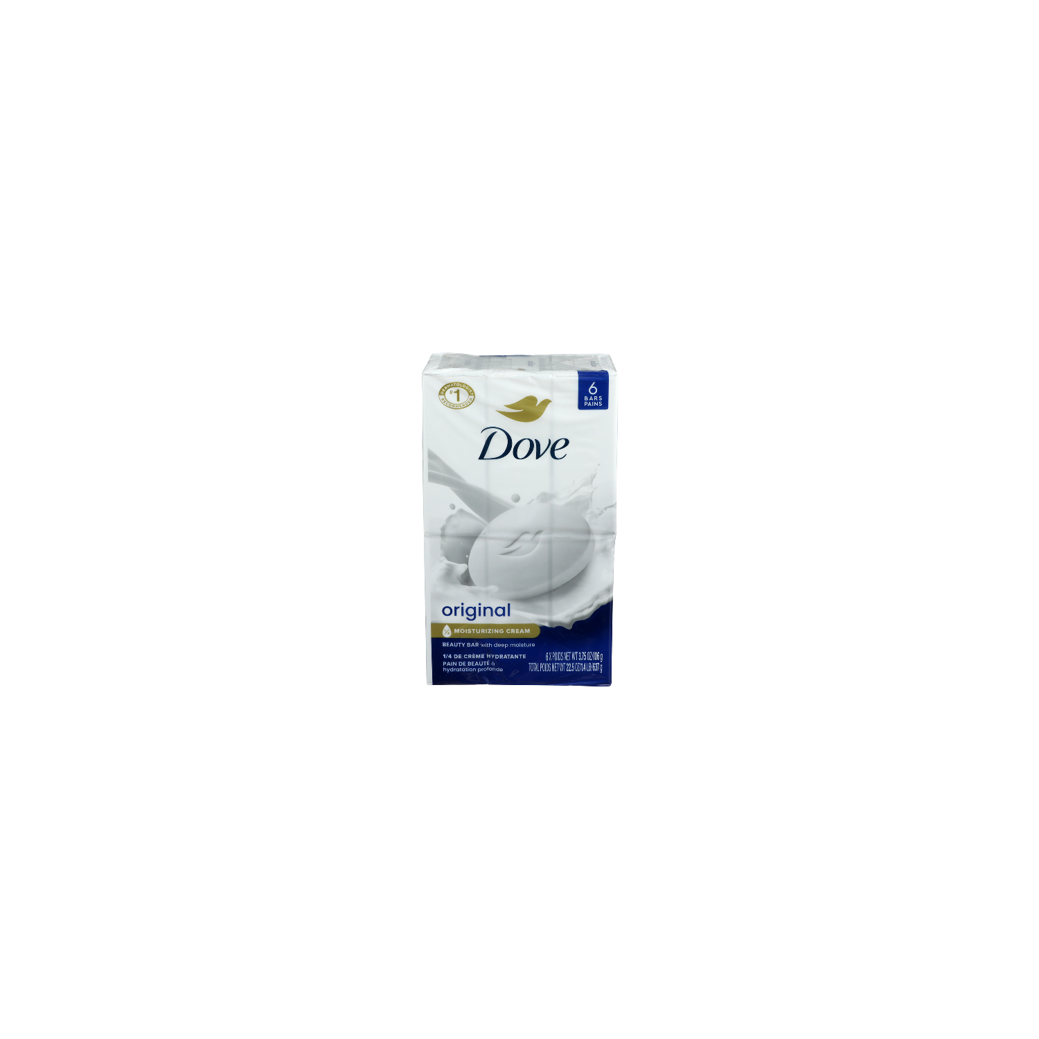 Dove Soap White - 3.75 Ounce - 6 Count Image 1 of 3