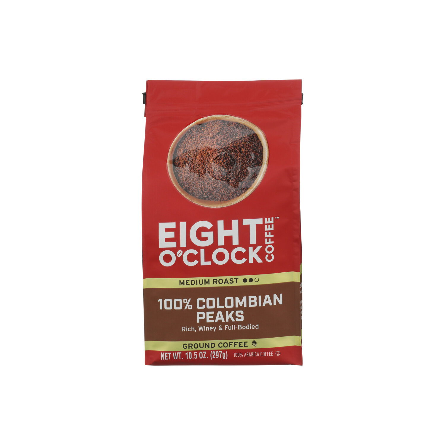 Eight O'Clock Colombian Peaks Medium Roast Ground Coffee - 10.5 Ounce Image 1 of 3