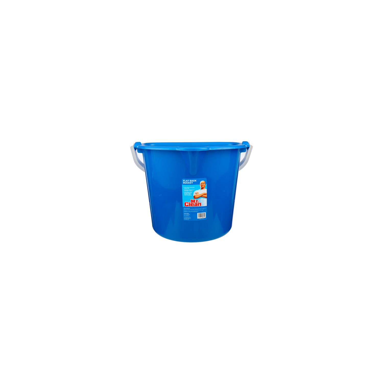 MR. Clean Blue Flat Back Bucket - 1 Each Image 1 of 2