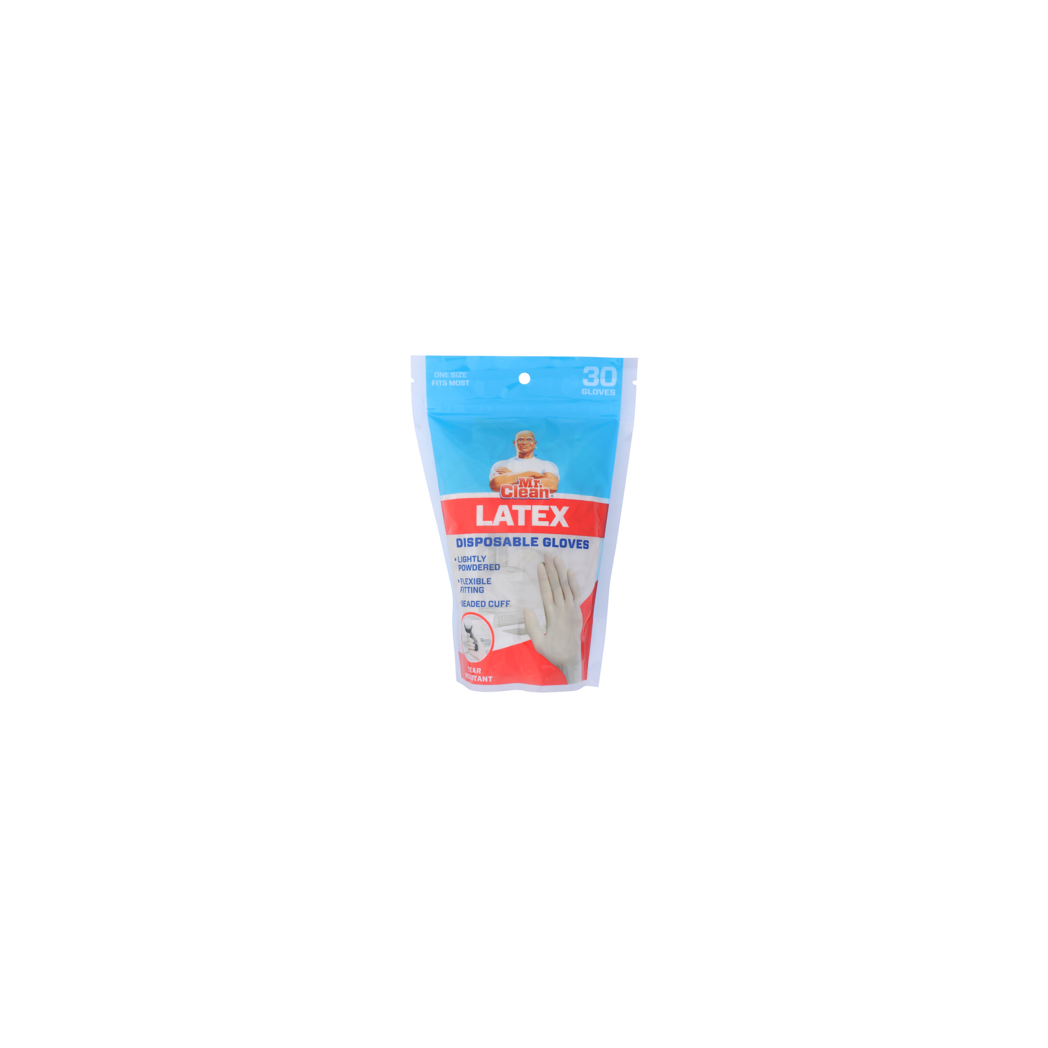 MR. Clean Latex Disposable Gloves - 30 Count Image 1 of 2