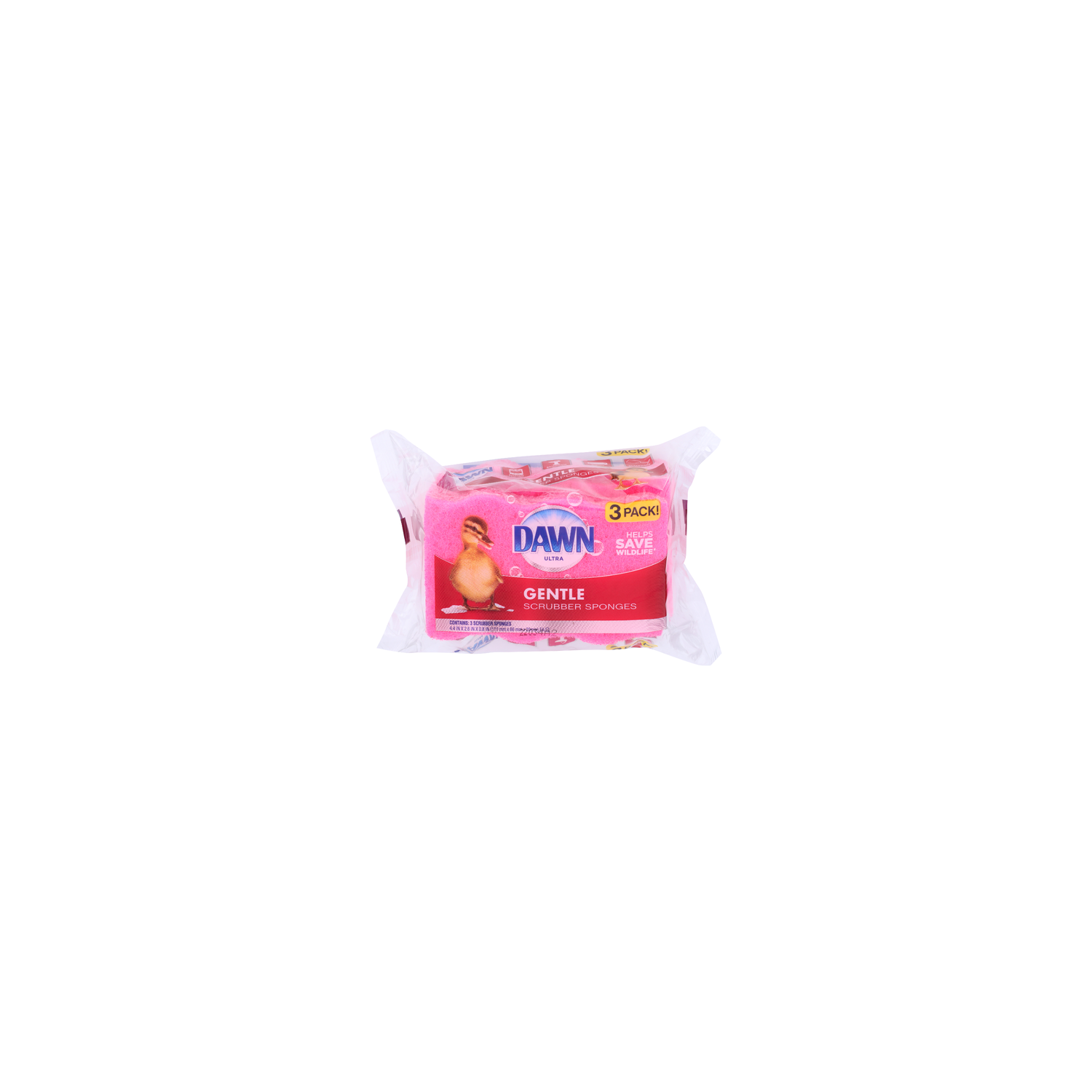 Dawn Gentle Scrubber Sponges - 3 Count Image 1 of 2