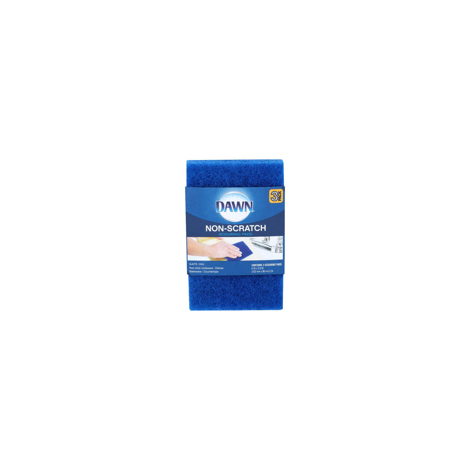 Dawn Non-Scratch Scouring Pads - 3 Count Image 1 of 2
