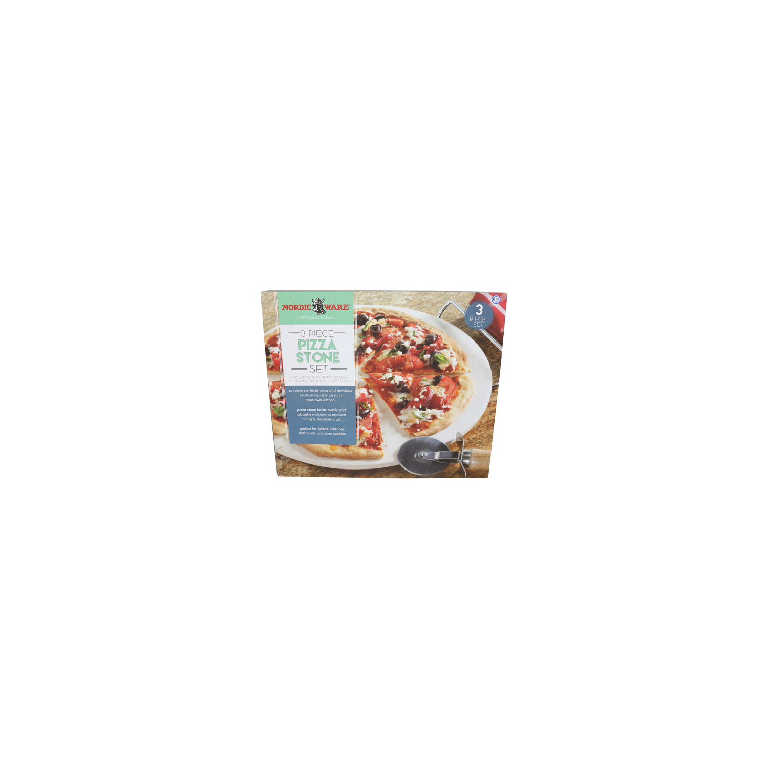 Nordic Ware Pizza Stone - 3 Count Image 1 of 2