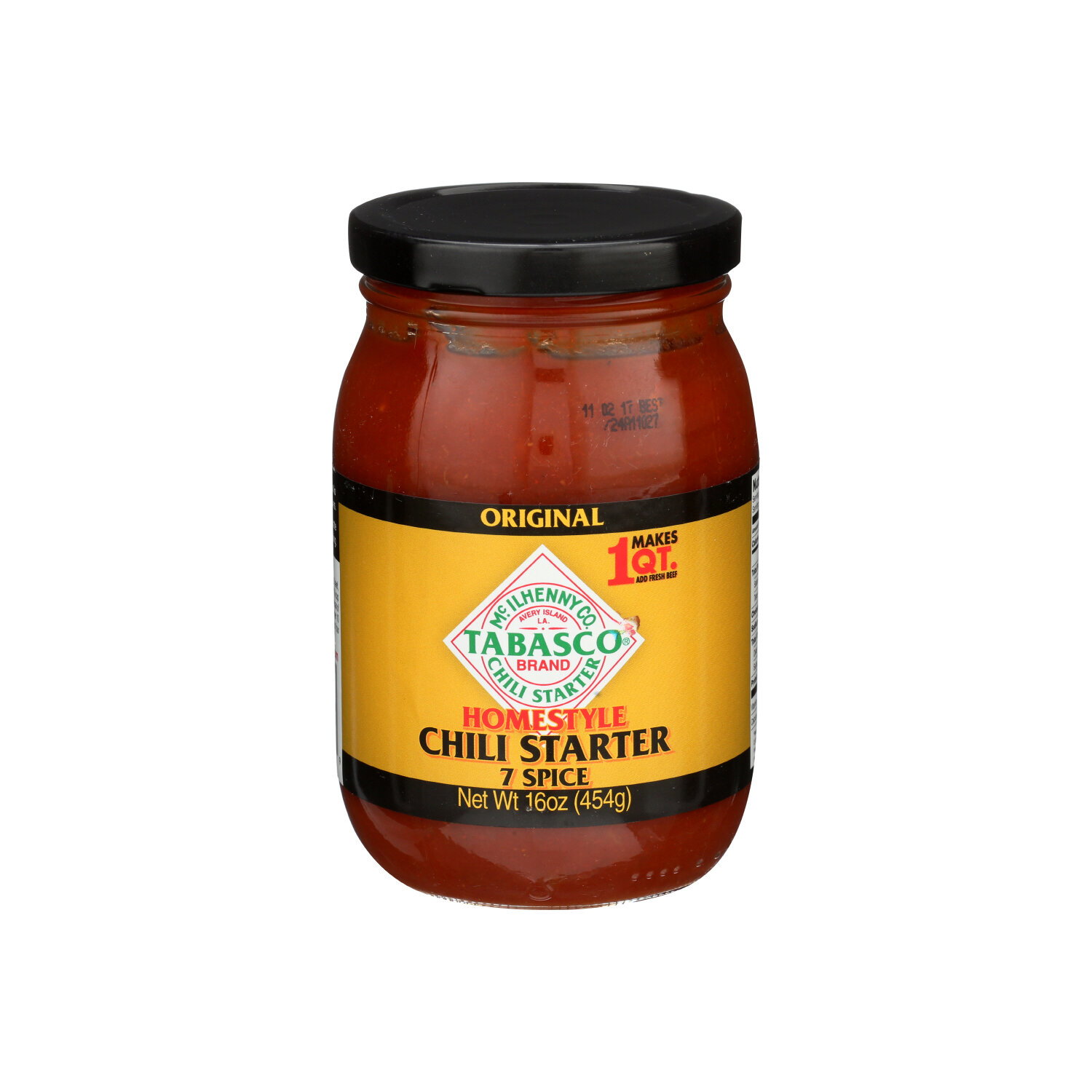 Tabasco Original Homestyle Chili Starter 7 Spice - 16 Ounce Image 1 of 4