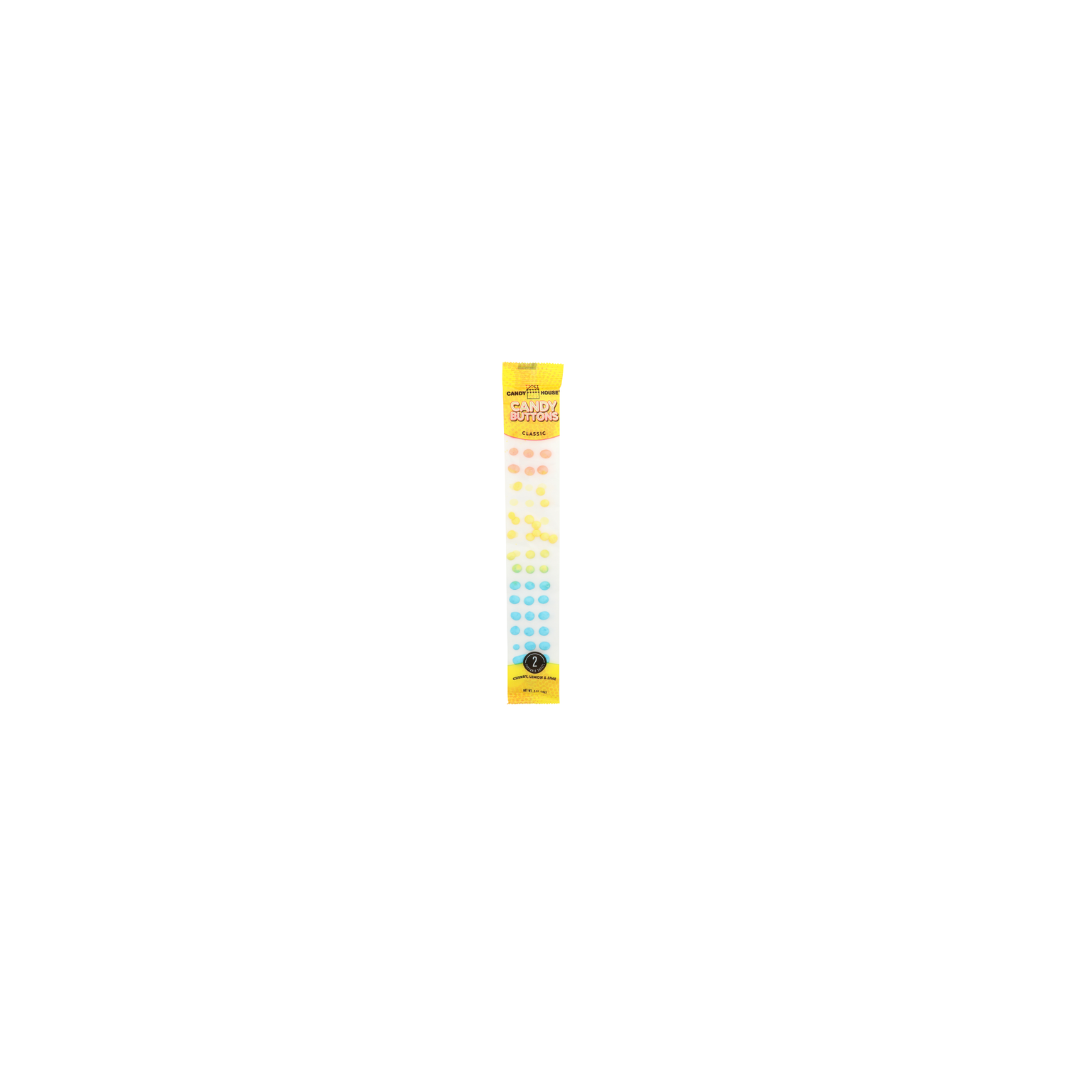 Candy House Cherry, Lemon & Lime Classic Buttons - 0.25 Ounce - 2 Count Image 1 of 4