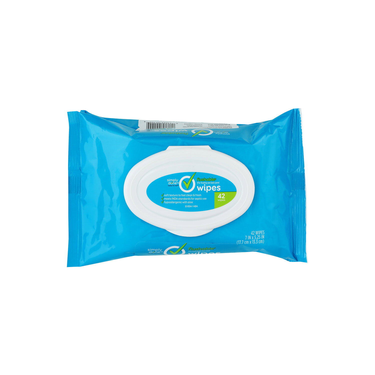 Simply Done Flushable Wipes - 2 Count Image 1 of 3