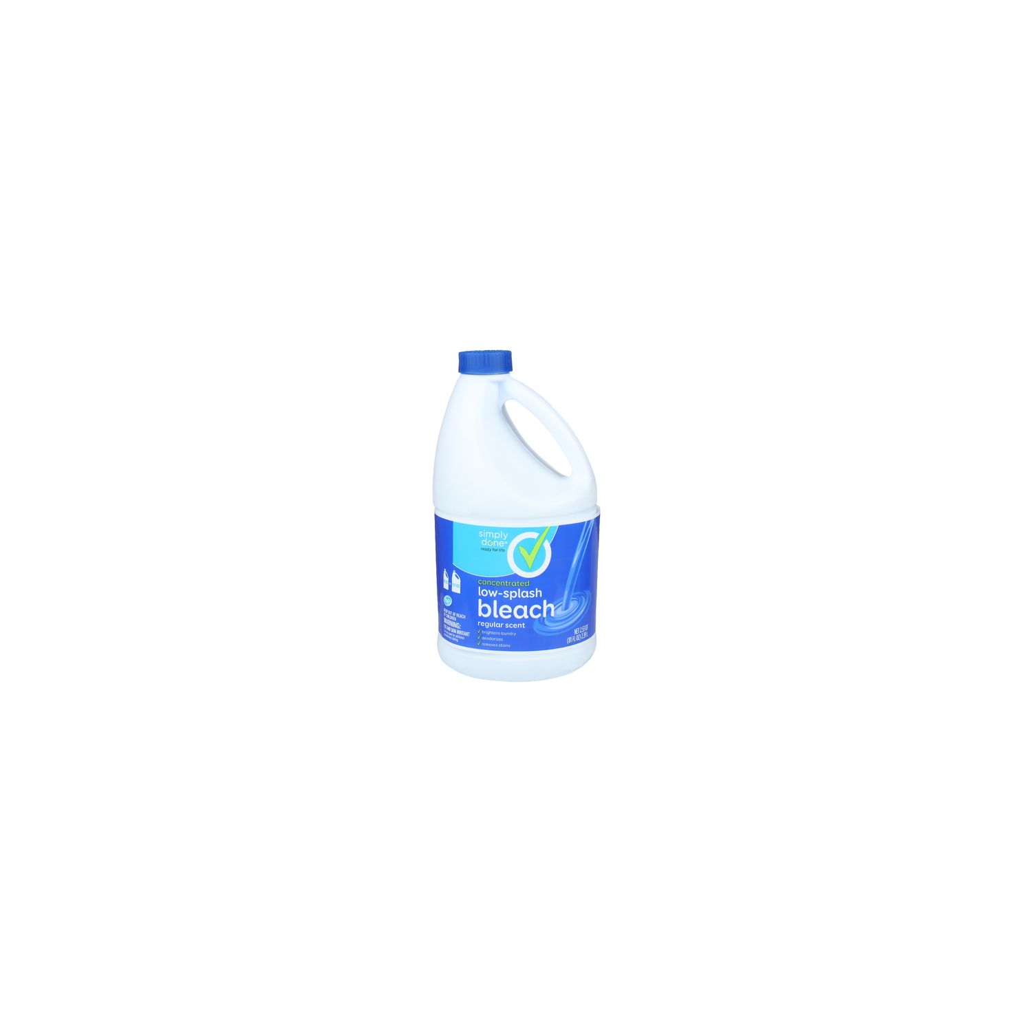 Simply Done Regular Scent Concentrated Low-Splash Bleach - 80.96 Fluid Ounce Image 1 of 2