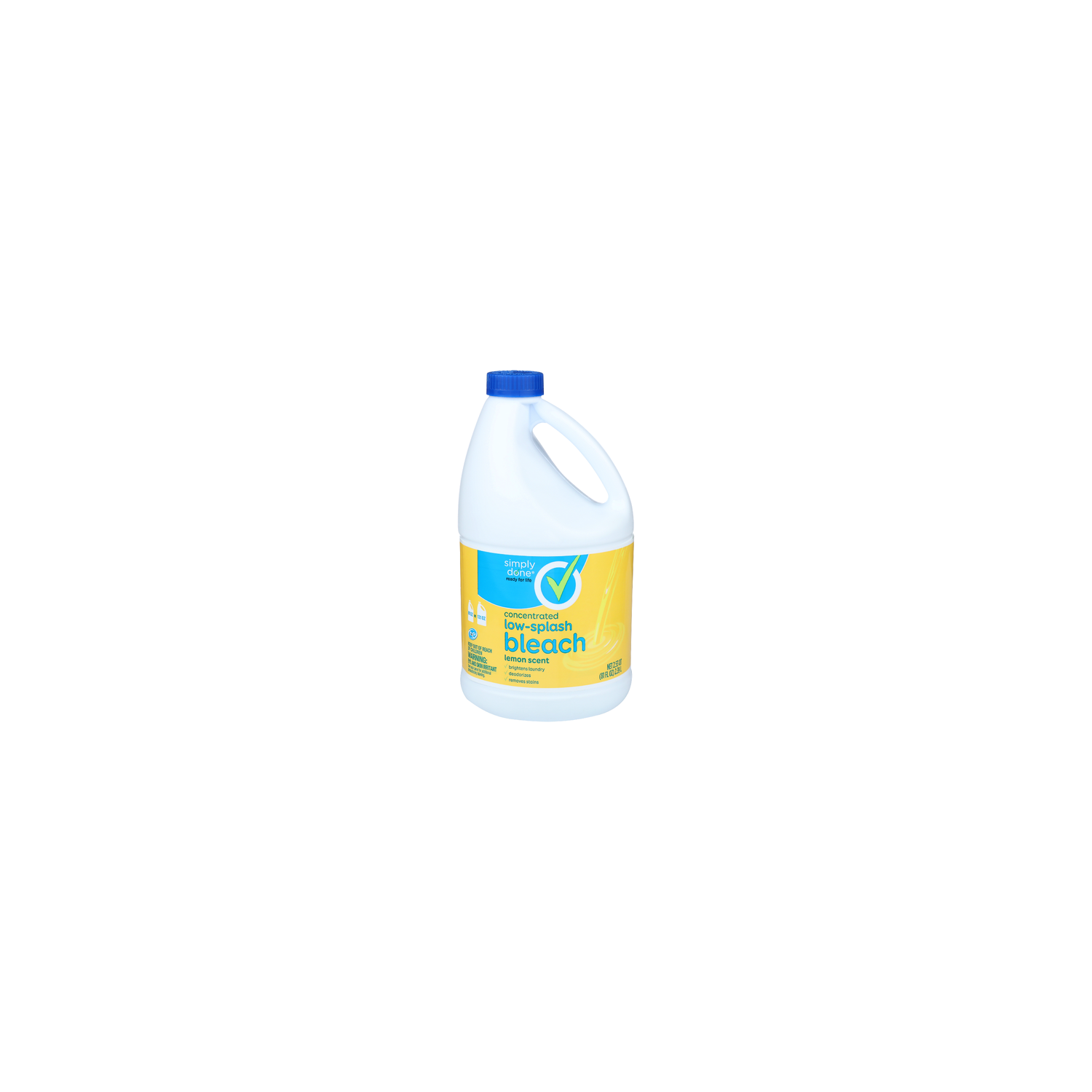 Simply Done Lemon Scent Low-Splash Bleach - 80.96 Fluid Ounce Image 1 of 2