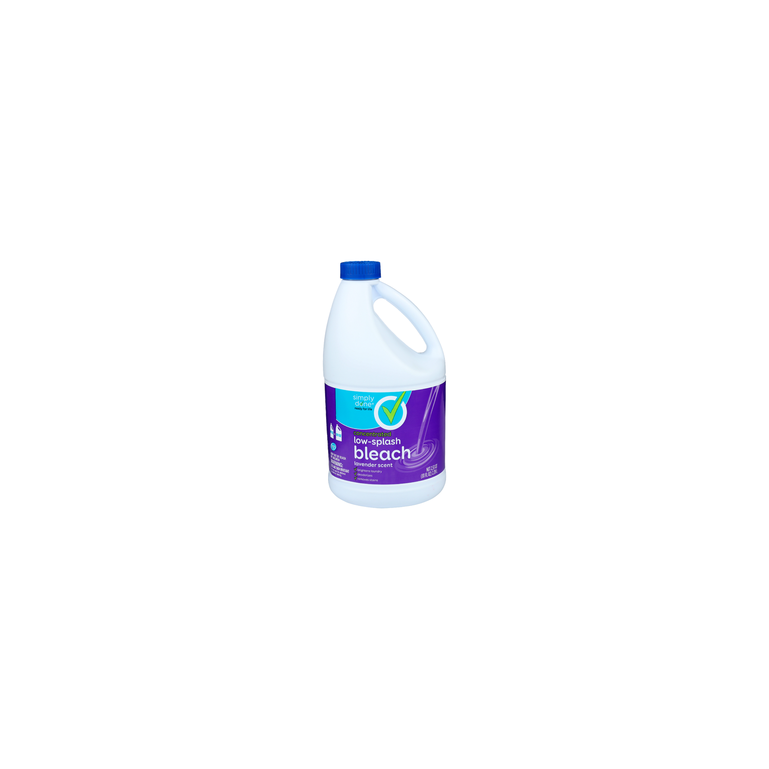 Simply Done Lavender Scent Low-Splash Bleach - 80.96 Fluid Ounce Image 1 of 2