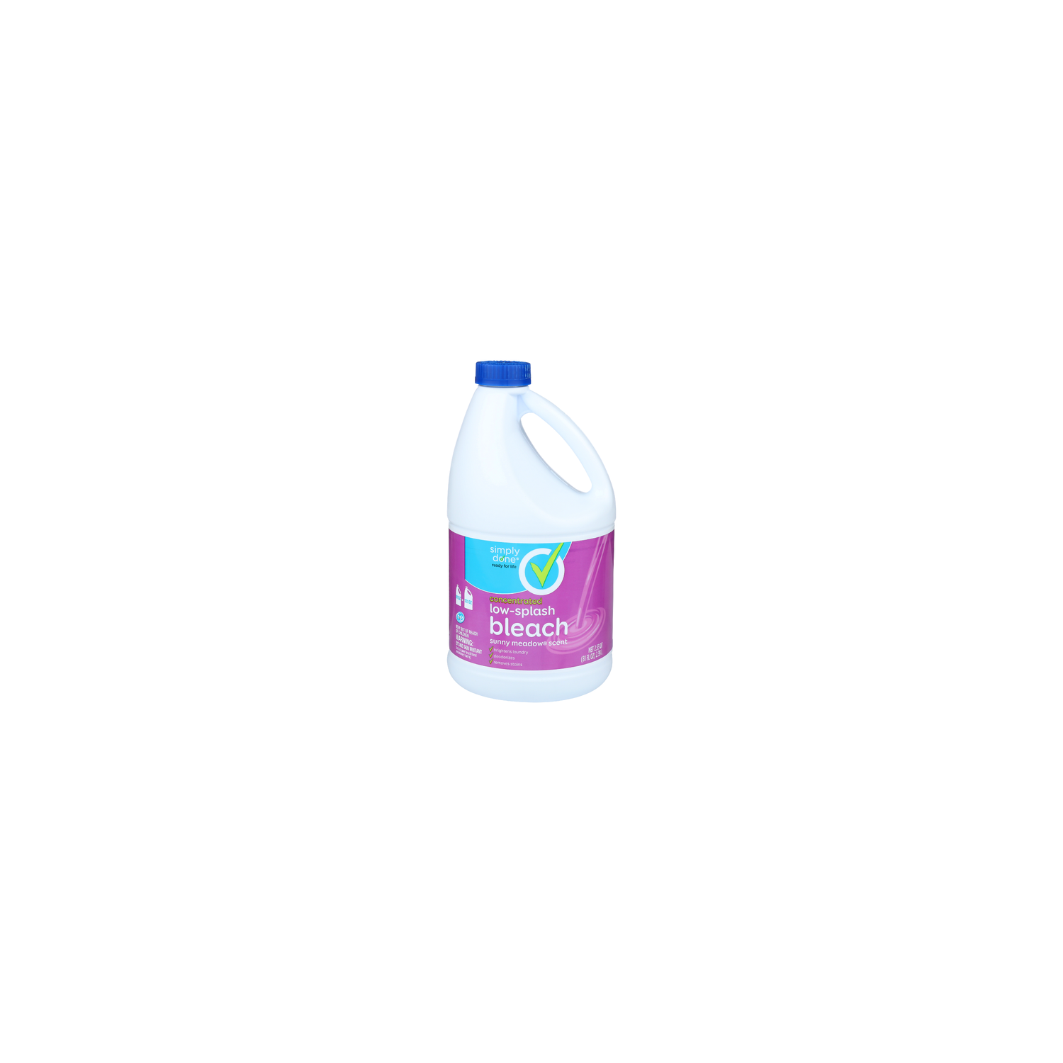 Simply Done Sunny Meadow Scent Low-Splash Bleach - 80.96 Fluid Ounce Image 1 of 2