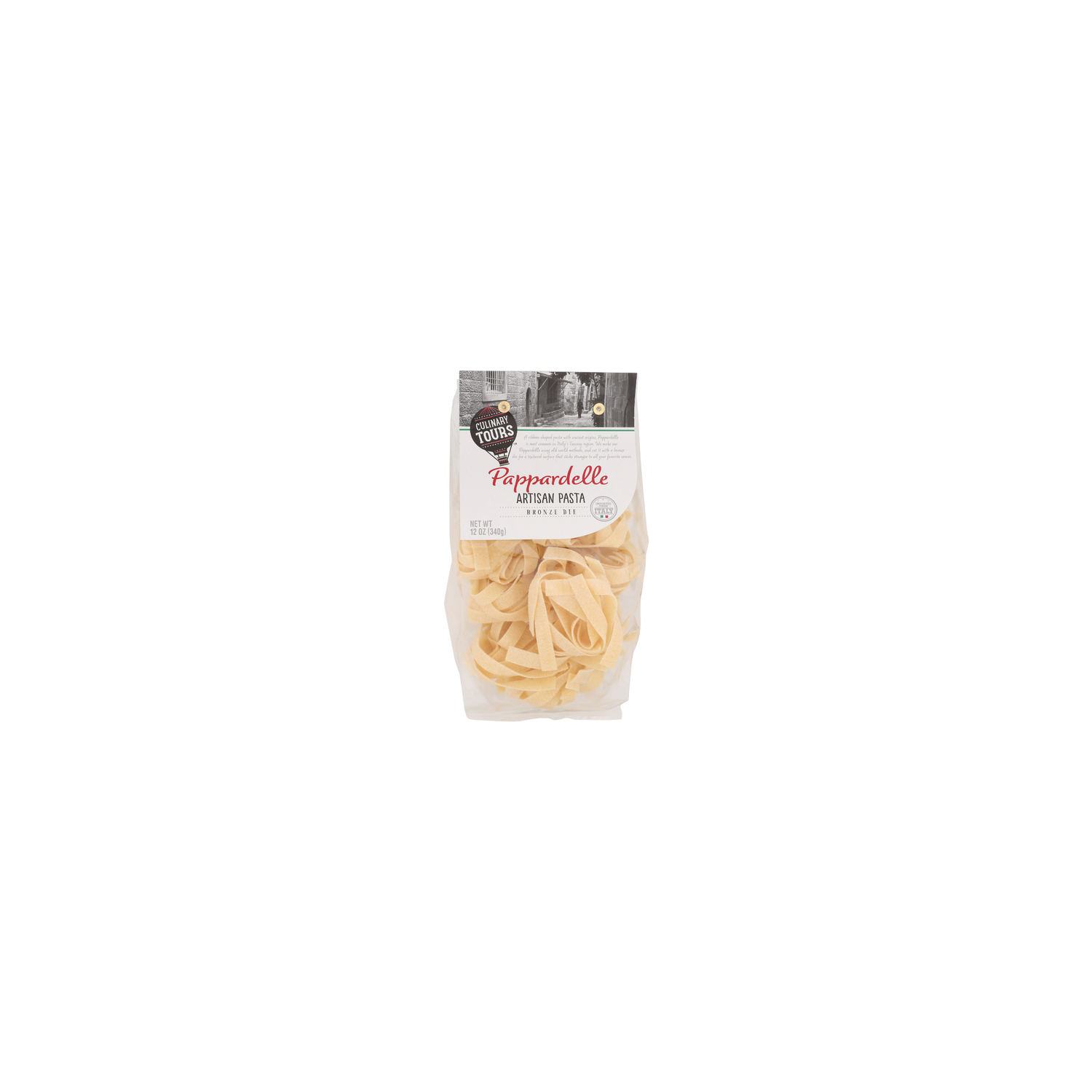 Culinary Tours Bronze Die Pappardelle Artisan Pasta - 12 Ounce