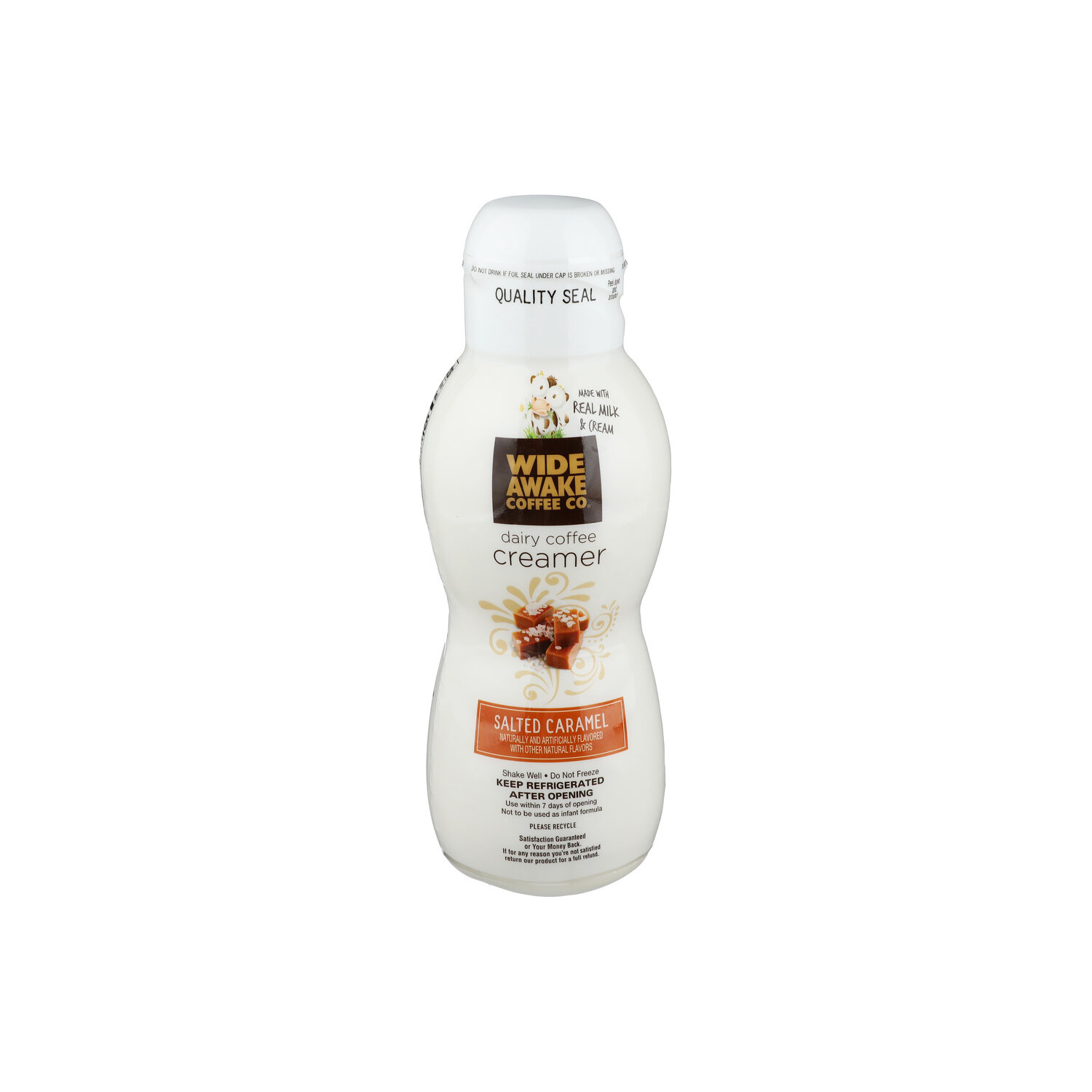 Wide Awake Coffee Salted Caramel Dairy Coffee Creamer - 32 Fluid Ounce Image 1 of 4